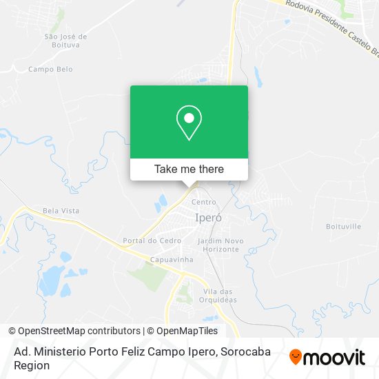 Ad. Ministerio Porto Feliz Campo Ipero map