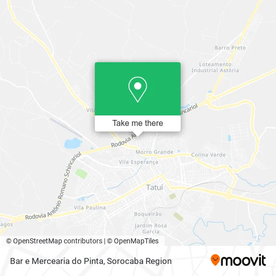 Bar e Mercearia do Pinta map