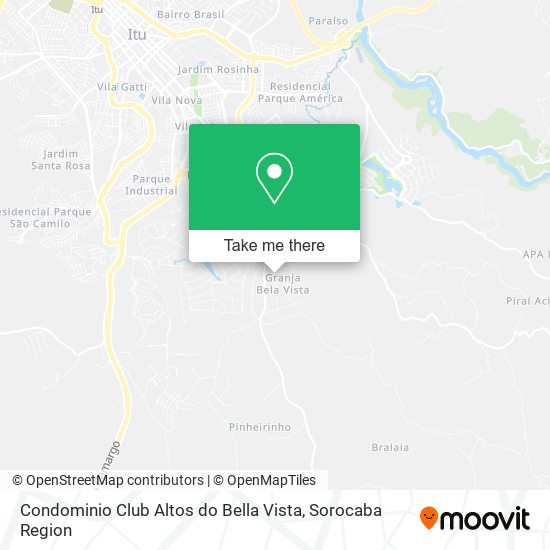 Condominio Club Altos do Bella Vista map