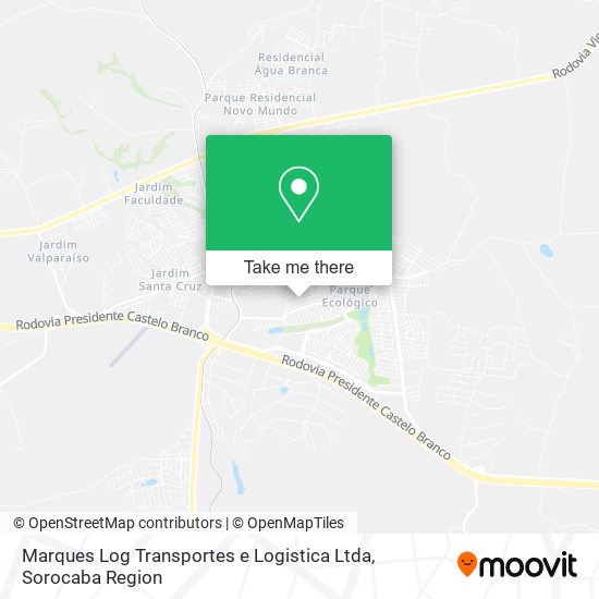 Mapa Marques Log Transportes e Logistica Ltda