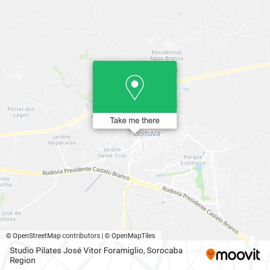 Mapa Studio Pilates José Vitor Foramiglio