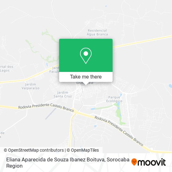 Eliana Aparecida de Souza Ibanez Boituva map