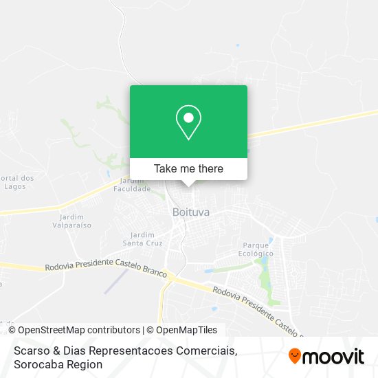 Scarso & Dias Representacoes Comerciais map