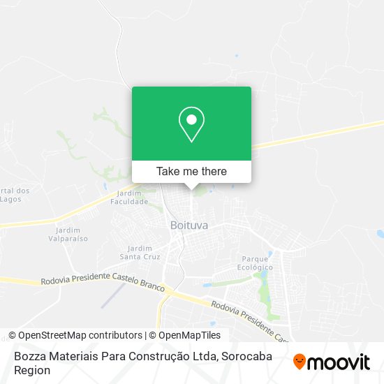 Bozza Materiais Para Construção Ltda map