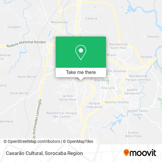 Casarão Cultural map