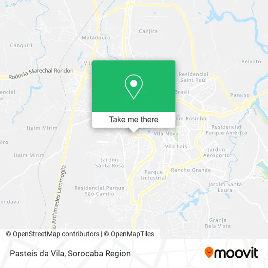 Pasteis da Vila map
