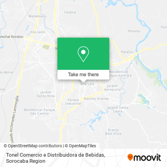 Tonel Comercio e Distribuidora de Bebidas map