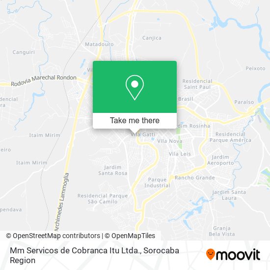 Mm Servicos de Cobranca Itu Ltda. map