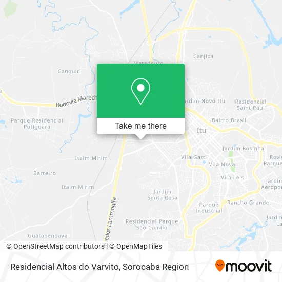 Residencial Altos do Varvito map