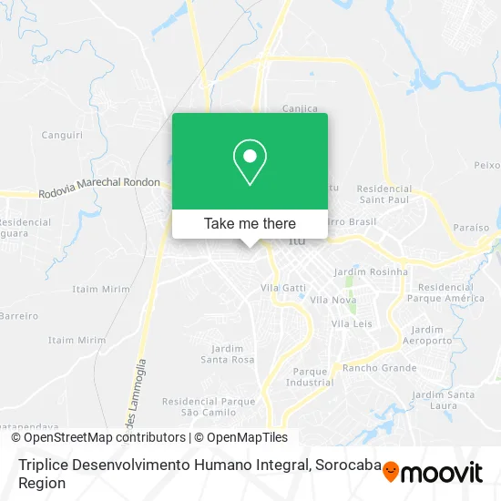 Triplice Desenvolvimento Humano Integral map