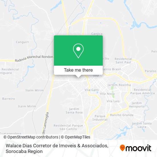 Walace Dias Corretor de Imoveis & Associados map
