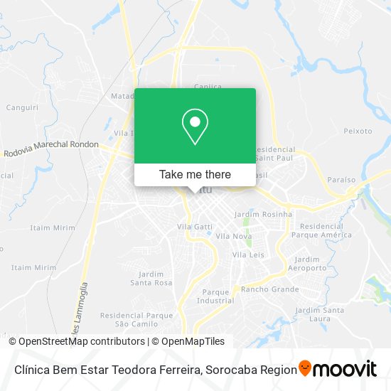 Clínica Bem Estar Teodora Ferreira map