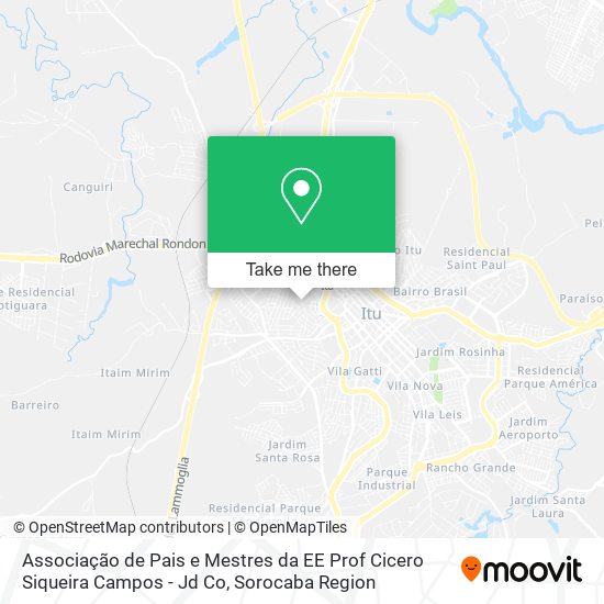 Associação de Pais e Mestres da EE Prof Cicero Siqueira Campos - Jd Co map