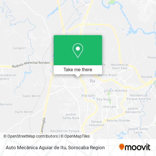 Auto Mecânica Aguiar de Itu map