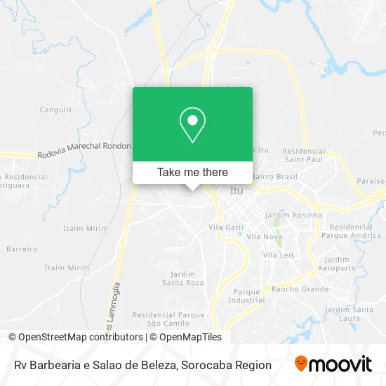 Rv Barbearia e Salao de Beleza map