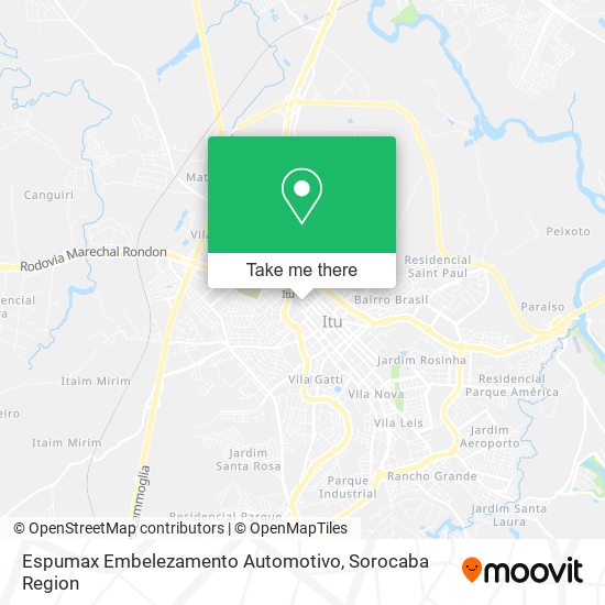 Mapa Espumax Embelezamento Automotivo