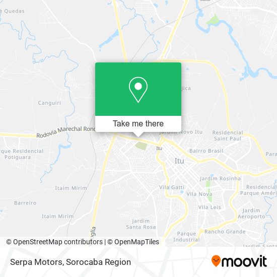 Serpa Motors map