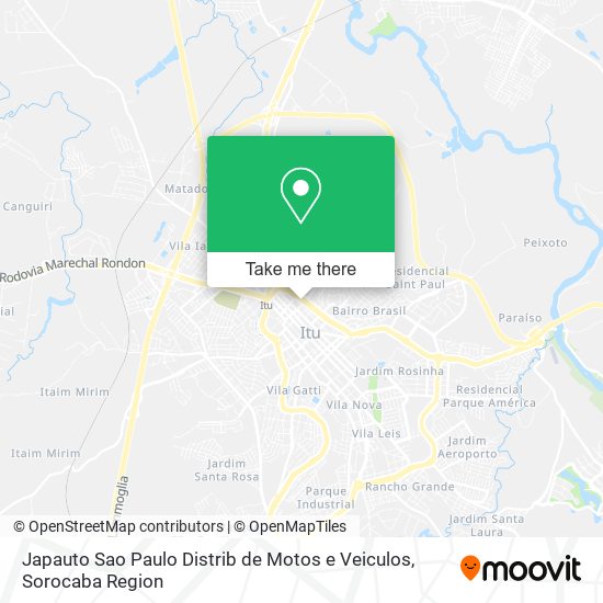 Japauto Sao Paulo Distrib de Motos e Veiculos map