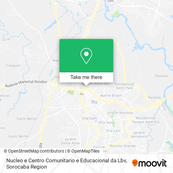 Nucleo e Centro Comunitario e Educacional da Lbv map