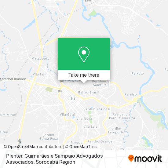 Plenter, Guimarães e Sampaio Advogados Associados map
