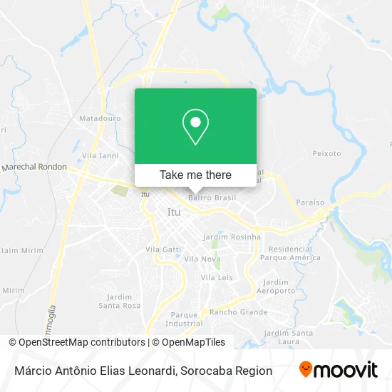 Márcio Antônio Elias Leonardi map