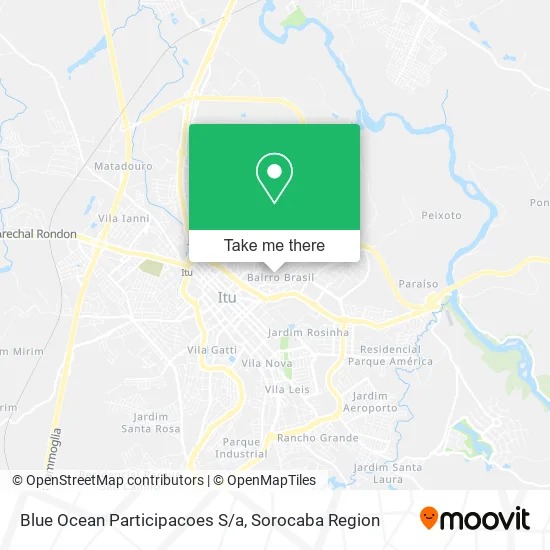 Blue Ocean Participacoes S/a map