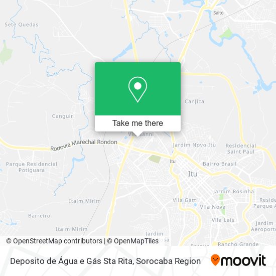 Deposito de Água e Gás Sta Rita map