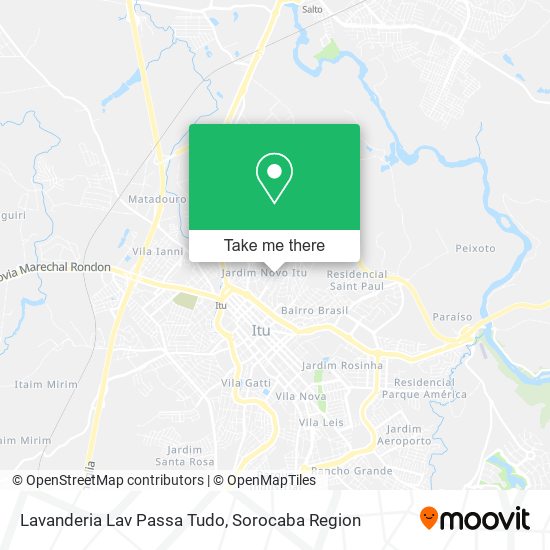 Lavanderia Lav Passa Tudo map