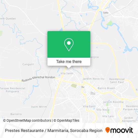 Prestes Restaurante / Marmitaria map