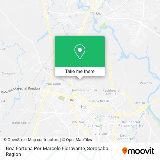 Boa Fortuna Por Marcelo Fioravante map