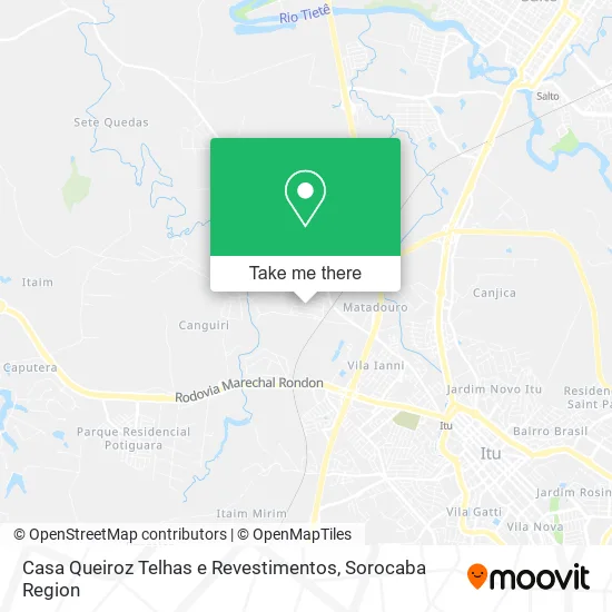 Casa Queiroz Telhas e Revestimentos map