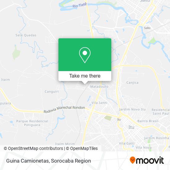 Guina Camionetas map