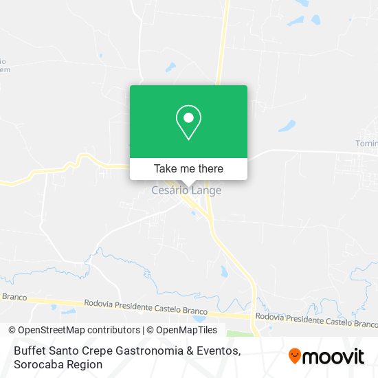 Buffet Santo Crepe Gastronomia & Eventos map