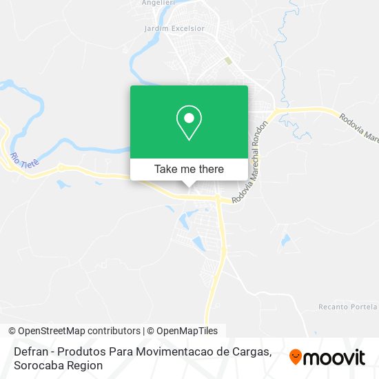 Mapa Defran - Produtos Para Movimentacao de Cargas