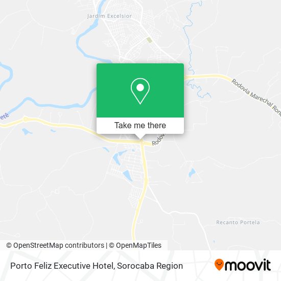 Mapa Porto Feliz Executive Hotel