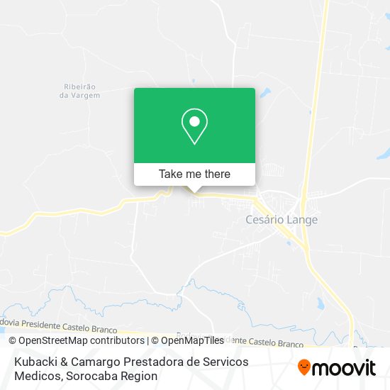 Kubacki & Camargo Prestadora de Servicos Medicos map