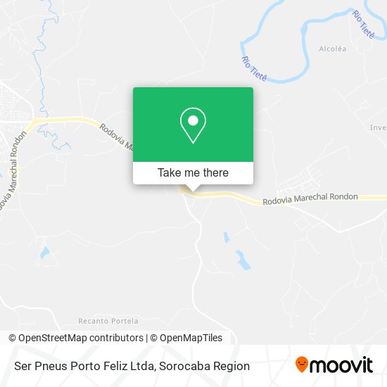 Mapa Ser Pneus Porto Feliz Ltda