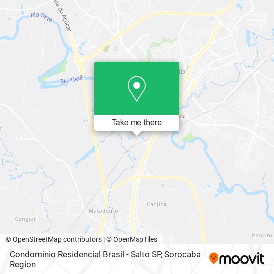 Condomínio Residencial Brasil - Salto SP map