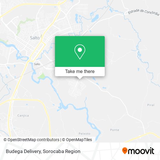 Mapa Budega Delivery