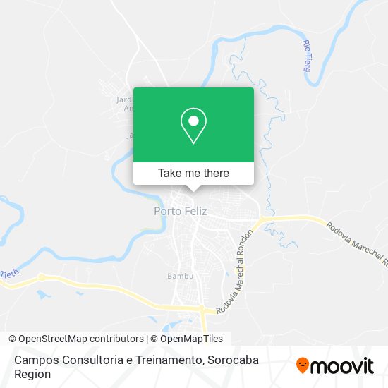 Campos Consultoria e Treinamento map