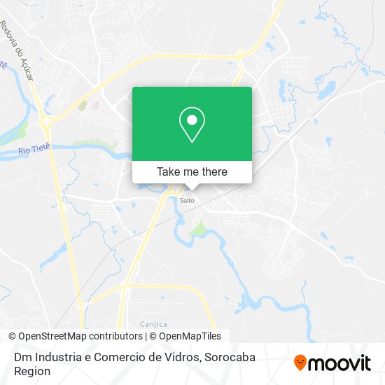 Dm Industria e Comercio de Vidros map