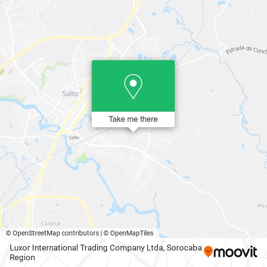 Mapa Luxor International Trading Company Ltda