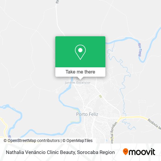 Mapa Nathalia Venâncio Clinic Beauty