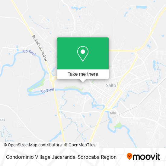 Condominio Village Jacaranda map