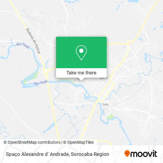 Spaço Alexandre d' Andrade map