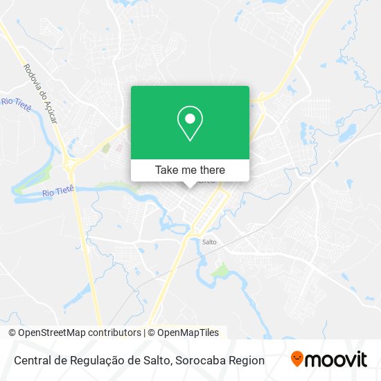 Central de Regulação de Salto map