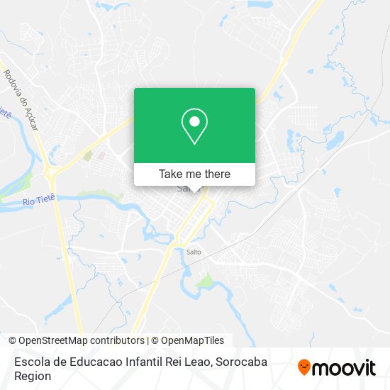 Mapa Escola de Educacao Infantil Rei Leao