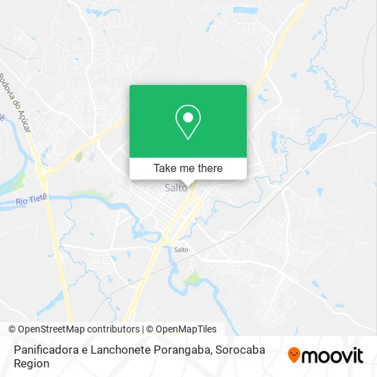 Panificadora e Lanchonete Porangaba map