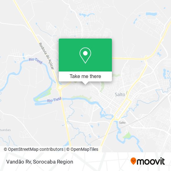 Vandão Rv map