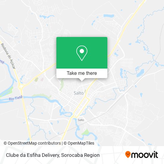 Clube da Esfiha Delivery map